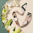 Sonata Poze Quartz Analog White Dial Multicoloured Colour Fabric Strap Watch For Women