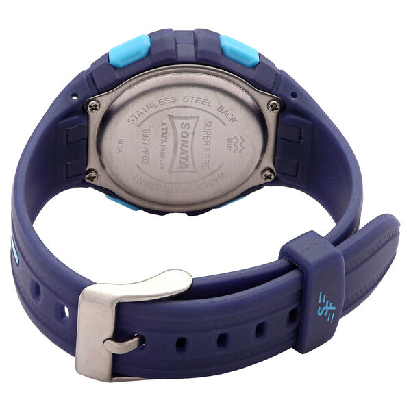 SF Digital Dial Plastic Strap Women Watch - image number 2
