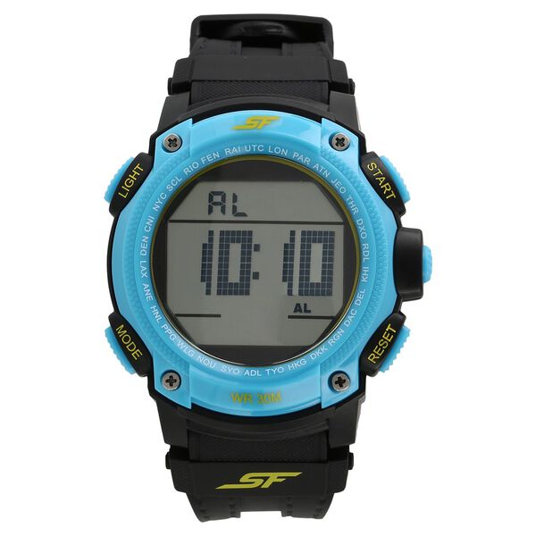 SF Super Fibre Digital Dial Plastic Strap Watch for Men - image number 0