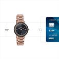 Sonata Poze Quartz Analog Black Dial Stainless Steel Strap Watch For Women - image number 3