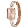 Sonata Aura Quartz Analog Pink Dial Rose Gold Stainless Steel Strap Watch For Women - image number 1