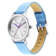 Sonata Splash Silver Dial Women Watch With Leather Strap - image number 1