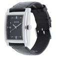 Sonata Quartz Analog Black Dial Leather Strap Watch for Men - image number 1