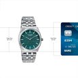 Sonata Poze Quartz Analog Green Dial Silver Colour Stainless Steel Strap Watch For Men - image number 3