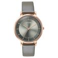 Sonata Modern Edit Quartz Analog Grey Dial Leather Strap Watch For Women