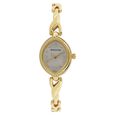 Sonata Pankh Champagne Dial Women Watch With Metal Strap