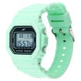 SF Digital Dial Green Polyurethane Strap Watch For Unisex - image number 1