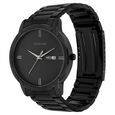 Sonata Quartz Analog with Day and Date Black Dial Stainless Steel Strap Watch for Men - image number 2