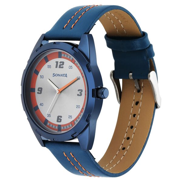 Sonata Blues Quartz Analog Two Toned Dial Metal Strap Watch for Men - image number 1