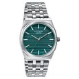 Sonata Poze Quartz Analog Green Dial Silver Colour Stainless Steel Strap Watch For Men - image number 1