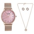 Sonata Poze Quartz Analog Pink Dial Metal Strap Watch For Women - image number 1