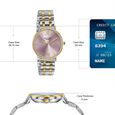 Poze By Sonata Quartz Analog Pink Dial Two Toned Stainless Steel Strap Watch For Women - image number 3