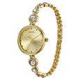 Sonata Aria Timeless Treasures Quartz Analog Champagne Dial Bi Metal Strap Watch For Women - image number 2