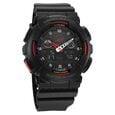 SF Vigour Quartz Digital Analog Digital Black Dial With Black Color Plastic Strap Watch For Unisex