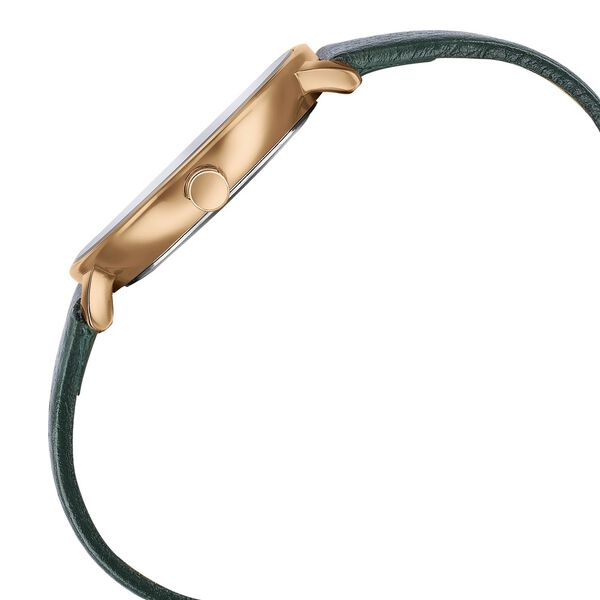 Sonata Sleek Quartz Analog Green Dial Green Leather Strap Watch for Women - image number 3