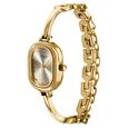Poze By Sonata Quartz Analog Light Golden Dial Golden Metal Strap Watch For Women - image number 4