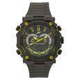 SF Quartz Digital Dial Plastic Strap Watch for Men
