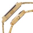 Sonata Quartz Analog Champagne Dial Stainless Steel Strap Watch for Couple - image number 2