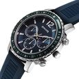 Sonata Chronos Quartz Analog with Date Blue Dial Blue Colour Plastic Strap Watch For Men - image number 4