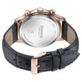 Sonata Wedding Edit Quartz Multifunction Black Dial Leather Strap Watch For Men - image number 5