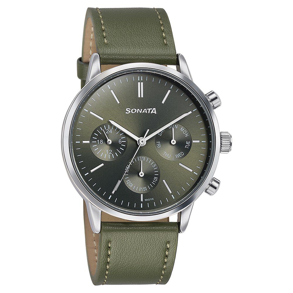 Sonata sleek green dial online