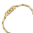 Poze Poze Quartz Analog Off White Dial Golden Metal Strap Watch For Women - image number 5