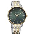 Sonata Eternia Quartz Analog Green Dial Metal Strap Watch For Men - image number 0