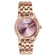 Poze By Sonata Quartz Analog Pink Dial Rose Gold Metal Strap Watch For Women - image number 2