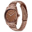 Sonata Poze Quartz Analog Brown Dial Brown Metal Strap Watch For Men - image number 4