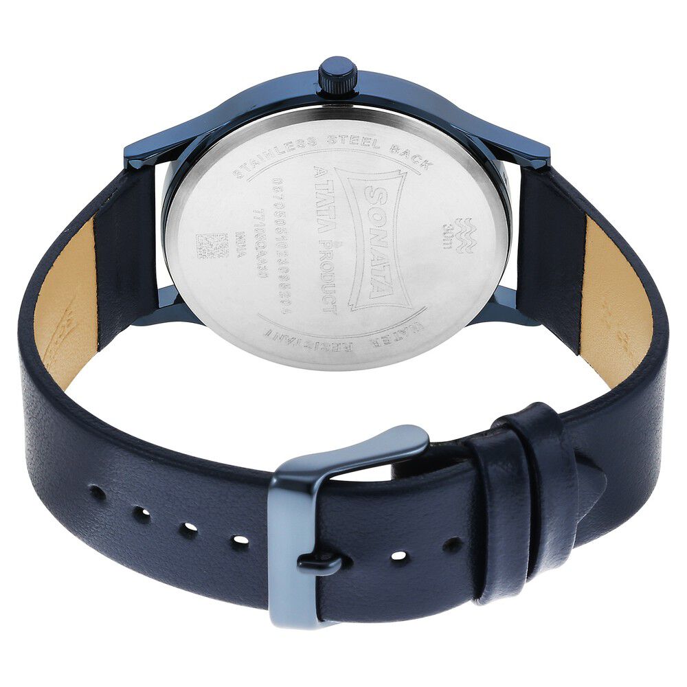 Blue metal strap watches cheap