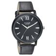 Sonata Poze Quartz Analog Black Dial Leather Strap Watch for Men - image number 2
