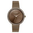 Sonata Poze Quartz Analog Brown Dial Mesh Strap Watch for Women - image number 1