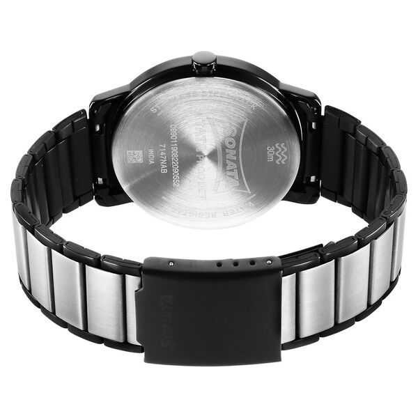 Sleek Grey Dial Analog with Day and Date Watch for Men - image number 3