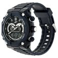 SF Quartz Digital Dial Plastic Strap Watch for Men - image number 1