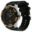 SF Quartz Analog Black Dial Plastic Strap Watch for Men - image number 1