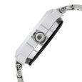 Sonata Act Safety Watch White Dial Women Watch With Stainless Steel Strap - image number 2