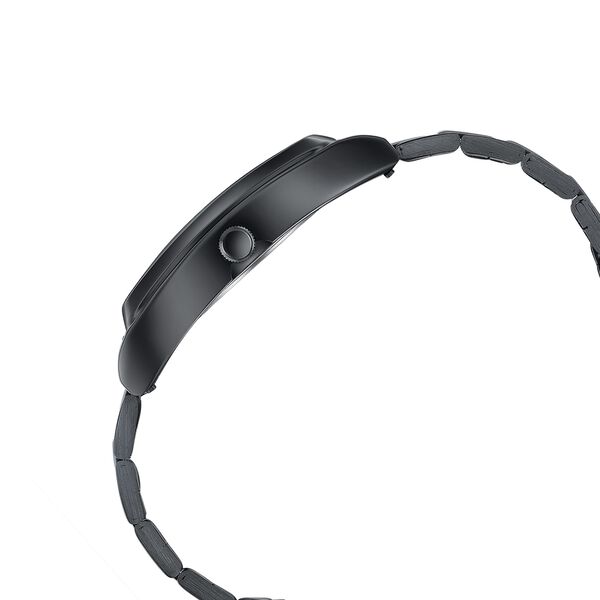 Sonata Ascent Black Tonneau Watch for Men - image number 4