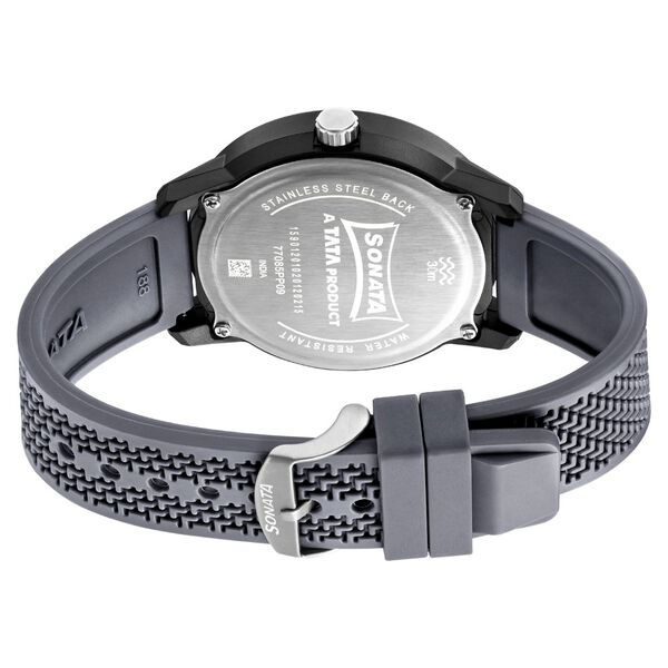 Sonata Quartz Analog PU Strap Watch for Men - image number 3