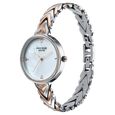 Poze By Sonata Quartz Analog Mother of Pearl Dial Two Toned Metal Strap Watch For Women - image number 4