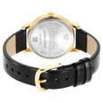 Sonata Classic Gold White Dial Leather Strap Watch for Women - image number 3