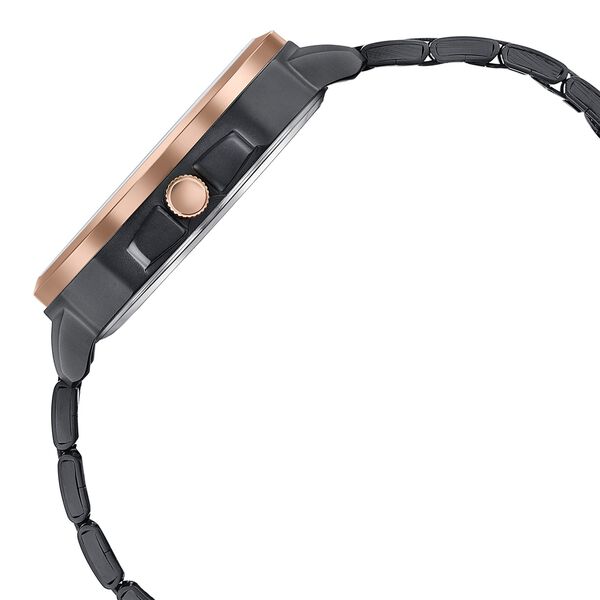 Sonata Poze Quartz Analog Black Dial Black Metal Strap Watch For Men - image number 5