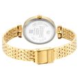 Sonata Classic Gold Maroon Dial Metal Strap Watch for Women - image number 3