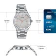 Sonata Jashn Quartz Analog Grey Dial Silver Metal Strap Watch For Men - image number 3
