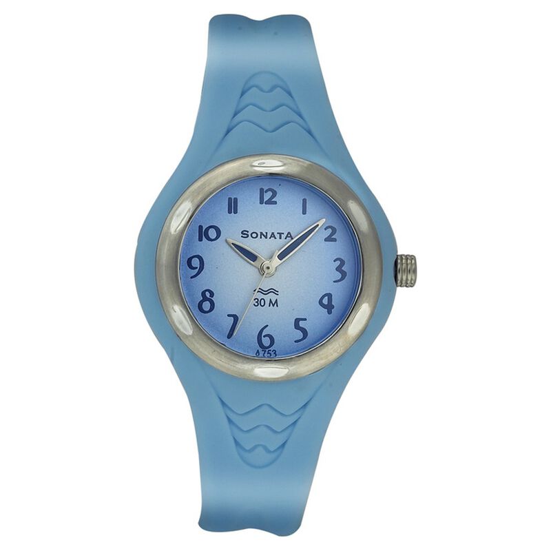 Sonata Quartz Analog Silver Dial Plastic Strap Watch for Women - image number 0