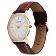 Sonata Eternia Quartz Analog White Dial Leather Strap Watch For Men - image number 1
