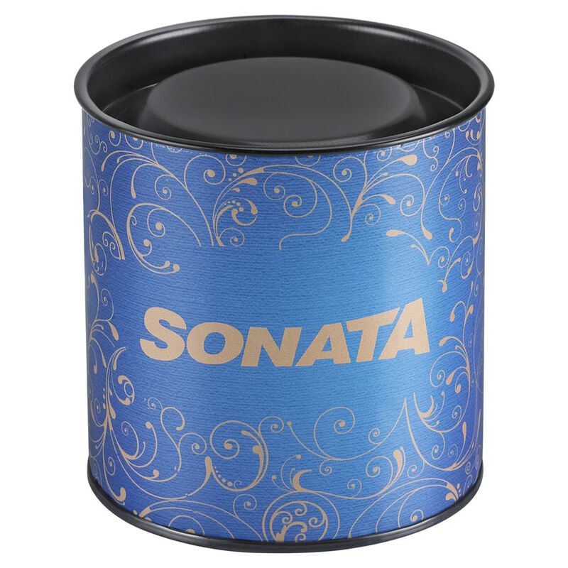 Sonata Unveil Quartz Multifunction Black Dial Stainless Steel Strap Watch for Men - image number 4