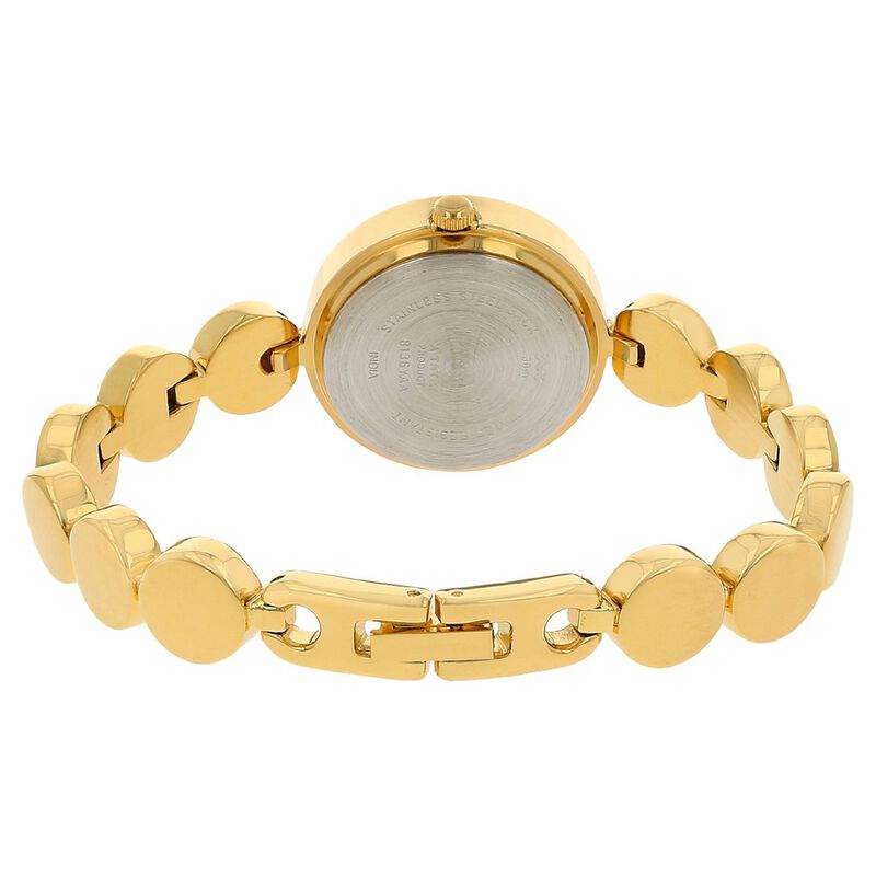 Sonata Quartz Analog Golden Dial Metal Strap Watch for Women - image number 3