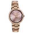 Poze By Sonata Quartz Analog Pink Dial Rose Gold Metal Strap Watch For Women - image number 2