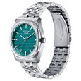 Sonata Poze Quartz Analog Green Dial Silver Colour Stainless Steel Strap Watch For Men - image number 4