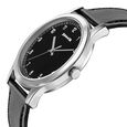 Sonata Quartz Analog Black Dial Leather Strap Watch for Men - image number 2